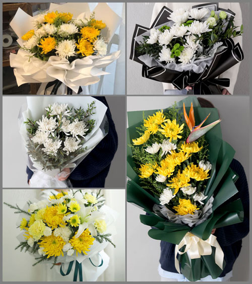 福建漳州平和县芦溪镇连益村白事花束代送